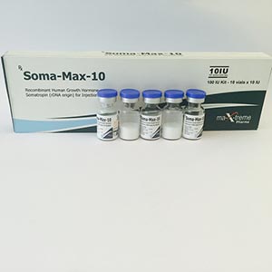 Human Growth Hormone (HGH) 10 flacons (10IU flacon) online by Maxtreme